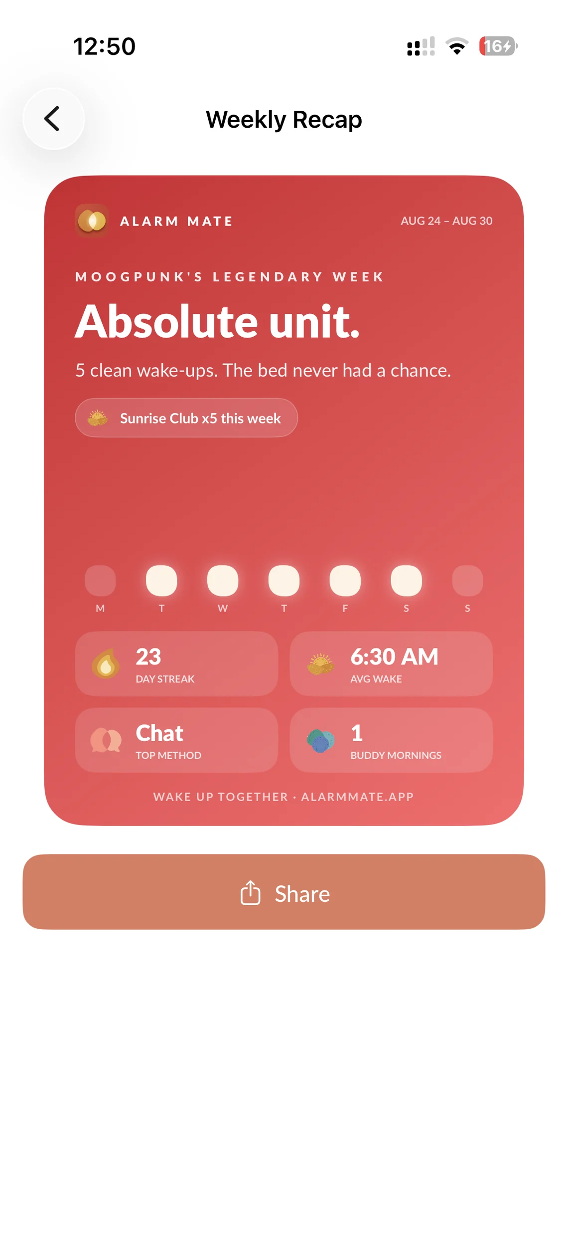 Weekly Recap poster you can share