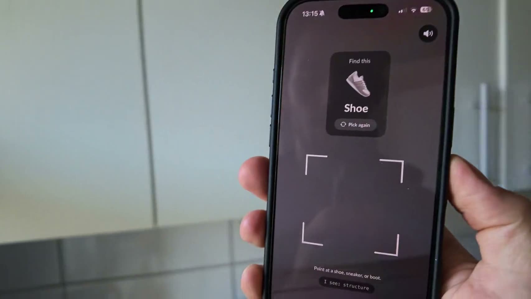 Object Hunt mission in the Alarm Mate app